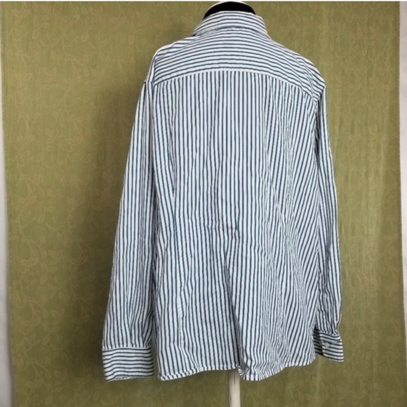 Jones NY Cotton Stripe w Paisley Inner - Picture 6 of 9